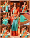 Rashmika By Aab Designer Soft Lichi Silk Sarees Wholesale Price In Surat